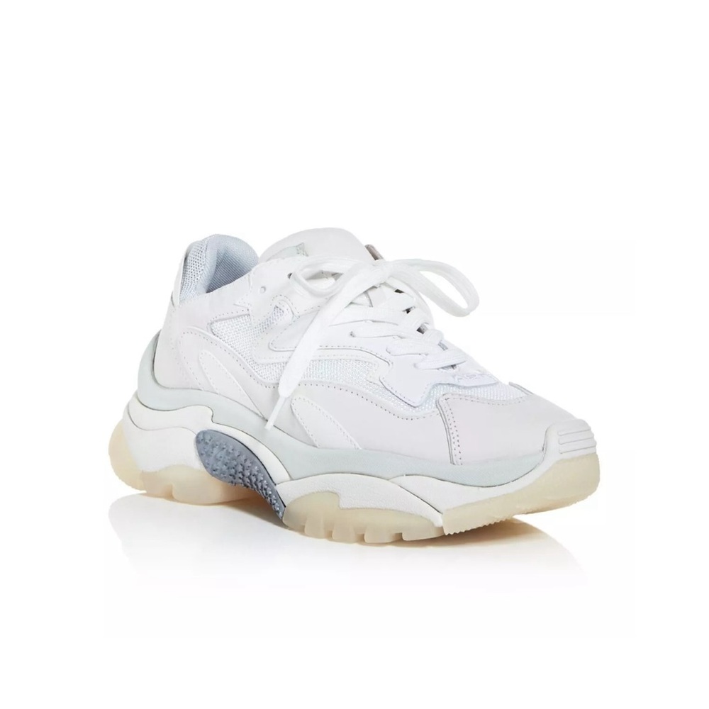 Ash White and Gray Women's Sneakers